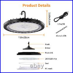 10 Pack 100W UFO Led High Bay Light Factory Warehouse Commercial Led Shop Lights