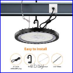 10 Pack 100W UFO Led High Bay Light Factory Warehouse Commercial Led Shop Lights