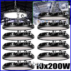 10 Pack 200W UFO LED High Bay Light Industrial Commercial Factory Warehouse Shop