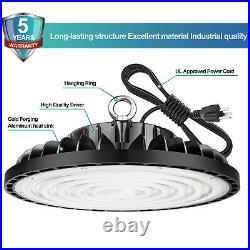 10 Pack 200W UFO Led High Bay Light Commercial Industrial Warehouse Shop Lights