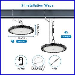 10 Pack 200W UFO Led High Bay Light Factory Warehouse Commercial Led Shop Lights