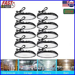 10 Pack 200W UFO Led High Bay Light Industrial Commercial Warehouse Shop Light