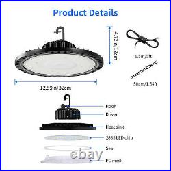 10 Pack 300W UFO LED High Bay Light Factory Warehouse Industrial Commercial Shop