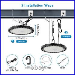 10 Pack 300W UFO LED High Bay Light Shop Industrial Commercial Factory Warehouse