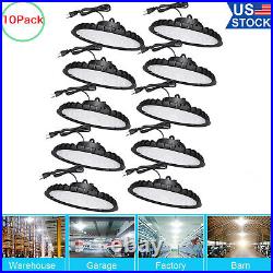 10 Pack 300W UFO Led High Bay Light Industrial Commercial Factory Warehouse Lamp