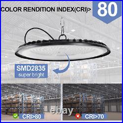 10 Pack 500W UFO LED High Bay Light Industrial Factory Warehouse Shop Commercial