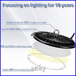 10 Pack 500W UFO LED High Bay Light Industrial Factory Warehouse Shop Commercial