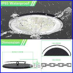 10 Pack 500W UFO Led High Bay Light Factory Warehouse Commercial Light Fixtures