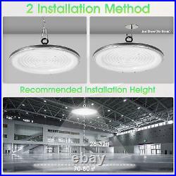 10 Pack 500W UFO Led High Bay Light Factory Warehouse Commercial Light Fixtures