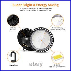 10 Packs 200W UFO Led High Bay Light Factory Warehouse Commercial Led Shop Light