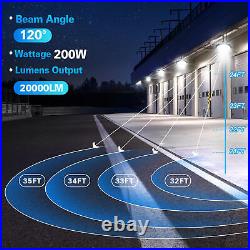 10 Pcs 200W UFO Led High Bay Light Commercial Industrial Warehouse Garage Light