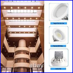 10 inch Round 40W Dimmable Retrofit LED Recessed Commercial Downlight Warehouse