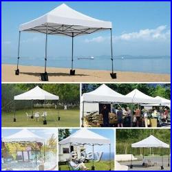10'x10' Commercial Pop Up Tent Canopy Waterproof Party Wedding Patio Gazebo