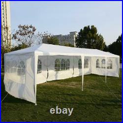 10'x30' Party Tent Wedding Commercial Gazebo Marquee Canopy With5 Side Wall Awings