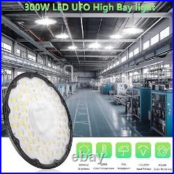 100/200/300W UFO LED High Bay Light Commercial Warehouse Industrial Factory Shop