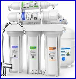 100 GPD Residential Drinking 5 stage Reverse Osmosis System Water USA Filter