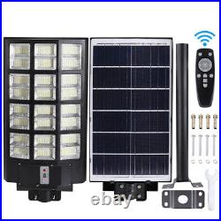 100000000000LM Commercial Solar Street Light Outdoor Dusk to Dawn Road Lamp+Pole