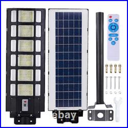 10000000000LM Solar Street Light Outdoor Commercial Dusk to Dawn Road Lamp+Pole