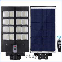 1000000000LM Solar Street Light with Pole IP67 Dusk to Dawn Road Lamp Commercial