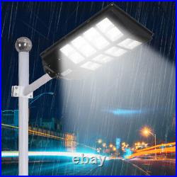 1000000000LM Solar Street Light with Pole IP67 Dusk to Dawn Road Lamp Commercial