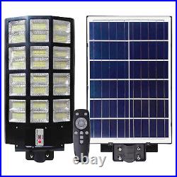 1000000LM 1000W Commercial Solar Street Light LED IP67 Dusk-Dawn Road Lamp+Pole