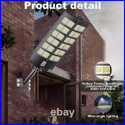 10000W Commercial Solar Street Light Dusk to Dawn Lamp for Parking Lot Road Yard