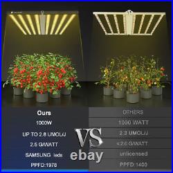 1000W 8Bar Spider Samsung LED Grow Light Full Spectrum Indoor Plants Commercial