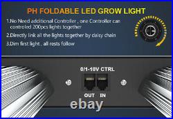 1000W Foldable LED Grow Light Pro 8Bar Commercial Medical Lamp VS Gavita/Fluence