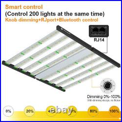 1000W LED Bar Grow Light 6.5x6ft Full Spectrum Fold Commercial Indoor Plant Lamp