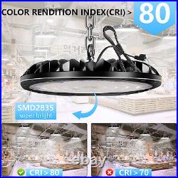 10Pack 100W UFO LED High Bay Light Factory Warehouse Commercial Industrial Light