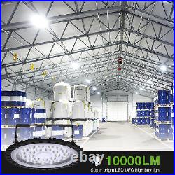 10Pack 100W UFO Led High Bay Light Commercial Warehouse Factory Lighting Fixture