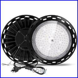 10Pack 150W UFO LED High Bay Light Commercial Warehouse Factory Shop Light 6000K