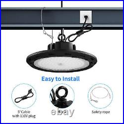 10Pack 150W UFO LED High Bay Light Commercial Warehouse Factory Shop Light 6000K