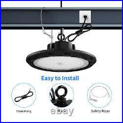 10Pack 150W UFO Led High Bay Light Factory Industrial Commercial Light Dimmable