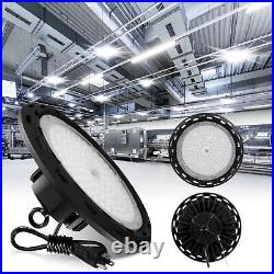 10Pack 150W UFO Led High Bay Light Factory Industrial Commercial Light Dimmable