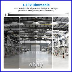 10Pack 150W UFO Led High Bay Light Factory Industrial Commercial Light Dimmable