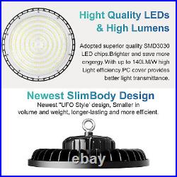 10Pack 200W UFO Led High Bay Light Commercial Industrial Warehouse Light Fixture