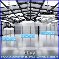 10Pack 300W UFO LED High Bay Light Commercial Factory Warehouse Lighting Fixture