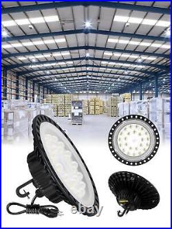 10Pack UFO Led High Bay Light 100W Factory Warehouse Commercial Light Fixtures