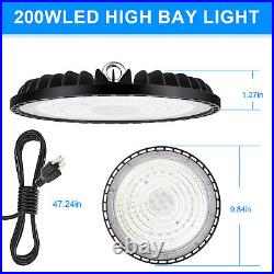 10Pcs 200W UFO Led High Bay Light Commercial Industrial Warehouse Led Shop Light