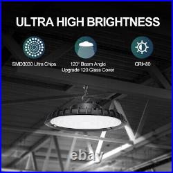 10Pcs 200W UFO Led High Bay Light Factory Warehouse Commercial Industrial Light