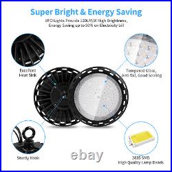 10X 150W UFO High Bay Light Dimmable Commercial Factory Warehouse LED Shop Light