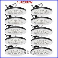 10X200W UFO LED High Bay Light LED Shop Light Warehouse Commercial Lighting Lamp