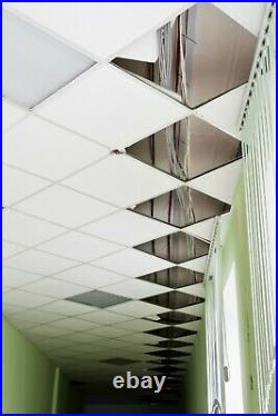 10m2 White Suspended Ceiling System 600 x 600 x 24mm Complete Grid Grid ONLY