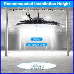 10pcs 500W UFO Led High Bay Light Shop Commercial Factory Warehouse Lighting