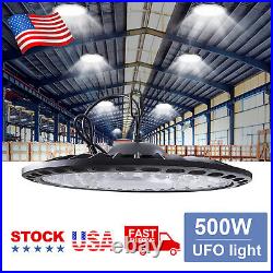 10pcs 500W UFO Led High Bay Light Shop Commercial Factory Warehouse Lighting