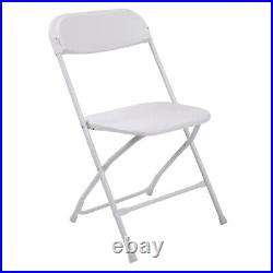 10pcs 5pcs Plastic Folding Stackable Chair Black White Wedding Commercial Event