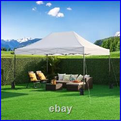 10x15 Adjustable Pop Up Canopy Tent Heavy Duty Instant Canopy Commercial Instant