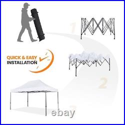 10x15 Ft Outdoor Canopy Instant Tent Commercial Canopies Party Gazebo Shelter