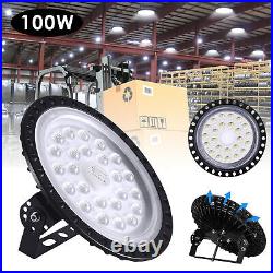 12 Pack 100W UFO Led High Bay Light Factory Warehouse Commercial Light Fixtures